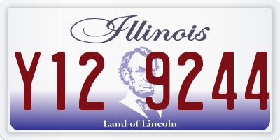 IL license plate Y129244