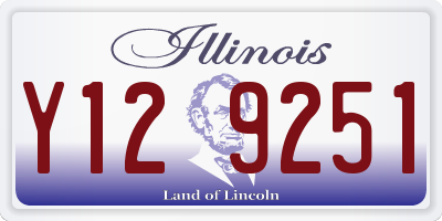 IL license plate Y129251