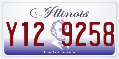 IL license plate Y129258