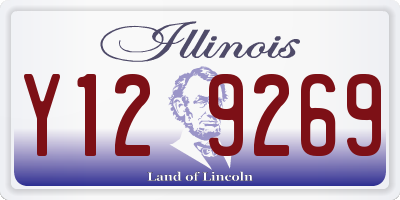 IL license plate Y129269