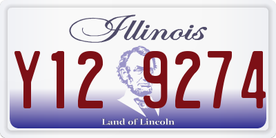 IL license plate Y129274