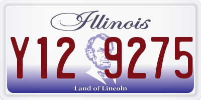IL license plate Y129275