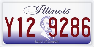 IL license plate Y129286