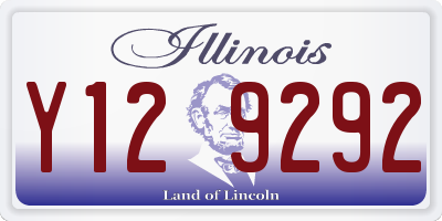 IL license plate Y129292