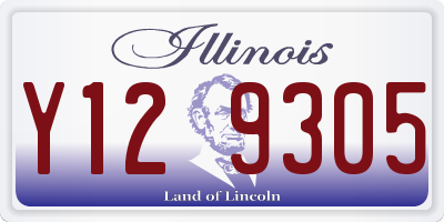 IL license plate Y129305