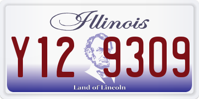 IL license plate Y129309