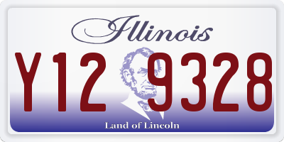 IL license plate Y129328