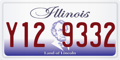 IL license plate Y129332