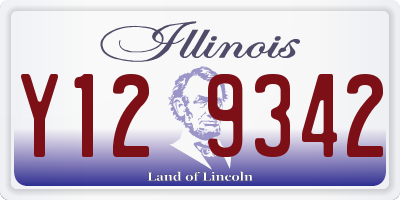 IL license plate Y129342