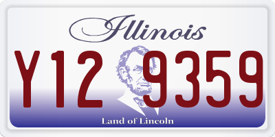 IL license plate Y129359