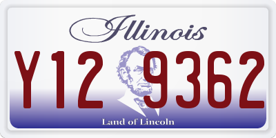 IL license plate Y129362