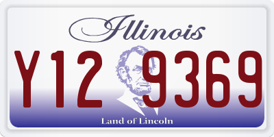 IL license plate Y129369