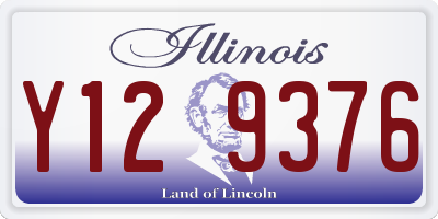 IL license plate Y129376