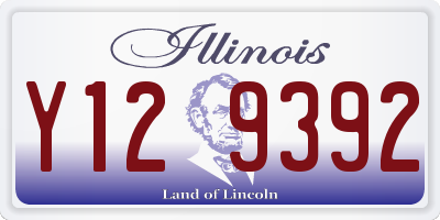 IL license plate Y129392