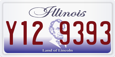 IL license plate Y129393