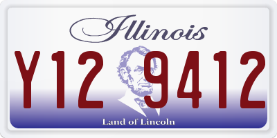 IL license plate Y129412