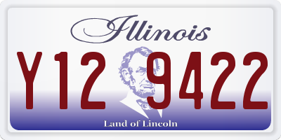 IL license plate Y129422