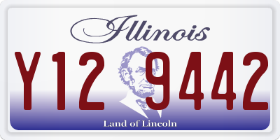 IL license plate Y129442