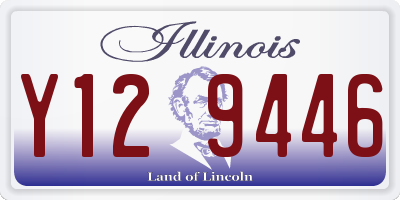 IL license plate Y129446
