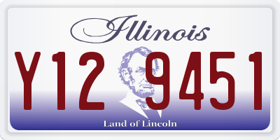IL license plate Y129451