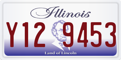 IL license plate Y129453