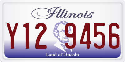 IL license plate Y129456