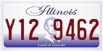 IL license plate Y129462