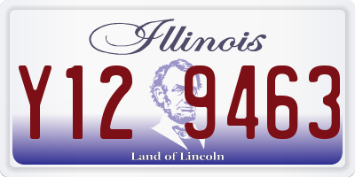 IL license plate Y129463