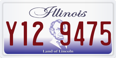 IL license plate Y129475