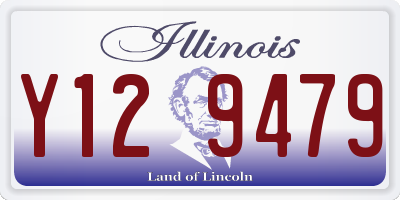 IL license plate Y129479