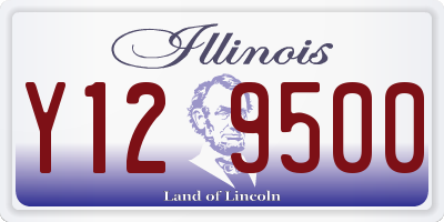 IL license plate Y129500