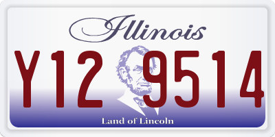 IL license plate Y129514
