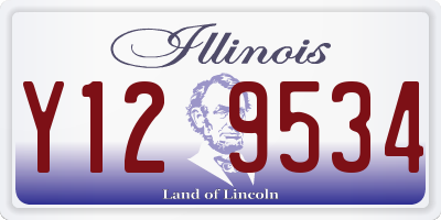 IL license plate Y129534