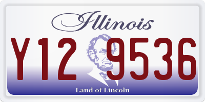 IL license plate Y129536