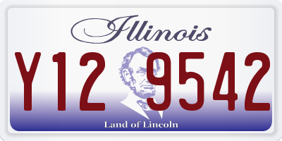 IL license plate Y129542