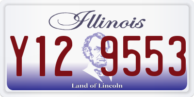 IL license plate Y129553
