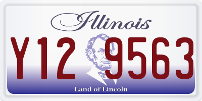 IL license plate Y129563