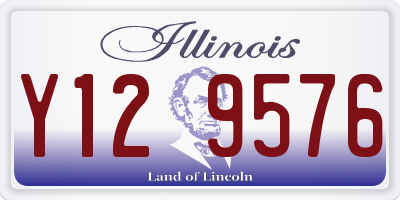 IL license plate Y129576