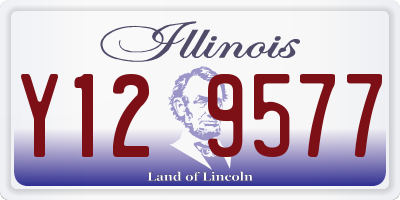 IL license plate Y129577
