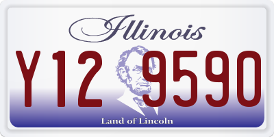 IL license plate Y129590