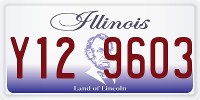 IL license plate Y129603