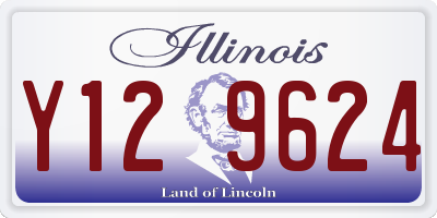 IL license plate Y129624