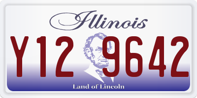 IL license plate Y129642