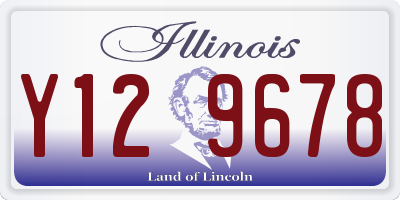 IL license plate Y129678
