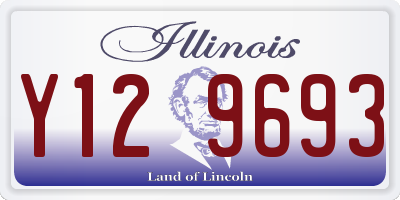 IL license plate Y129693