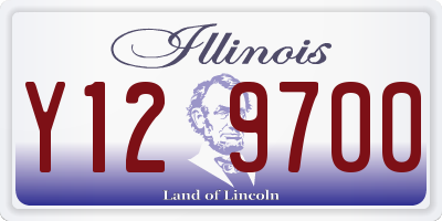 IL license plate Y129700
