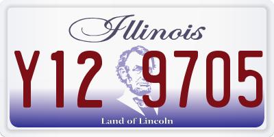 IL license plate Y129705