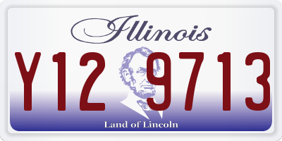 IL license plate Y129713