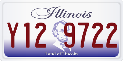 IL license plate Y129722