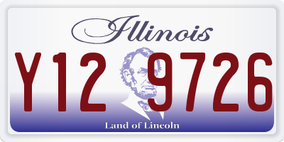 IL license plate Y129726